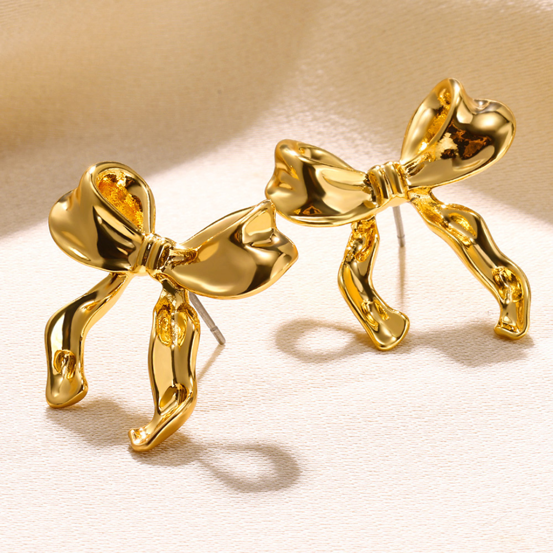 Melted Bow Earrings