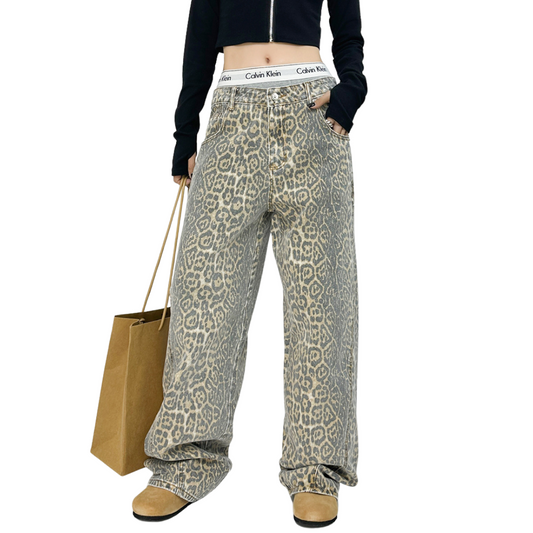 Giselle Light Leopard Pants