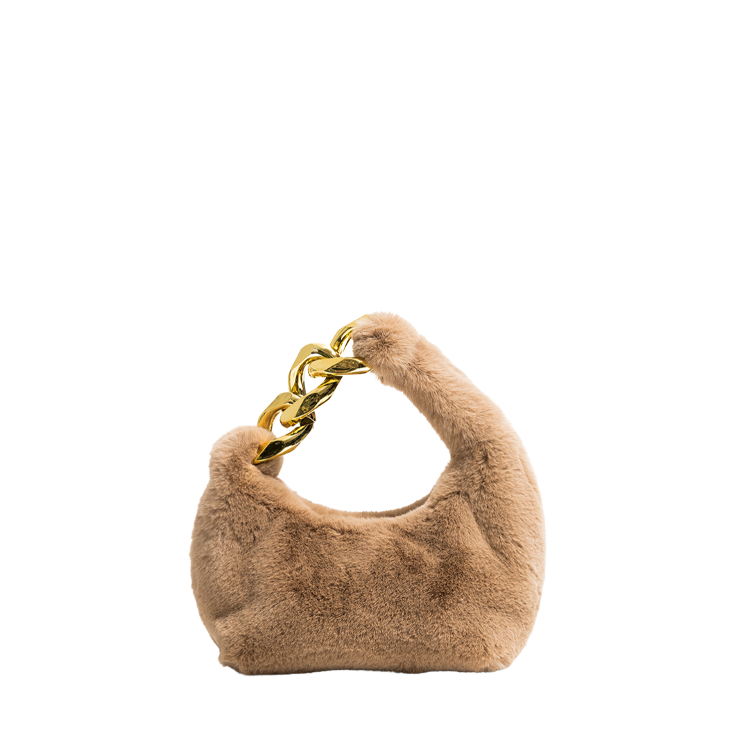 Levlo Fluffy Handbag
