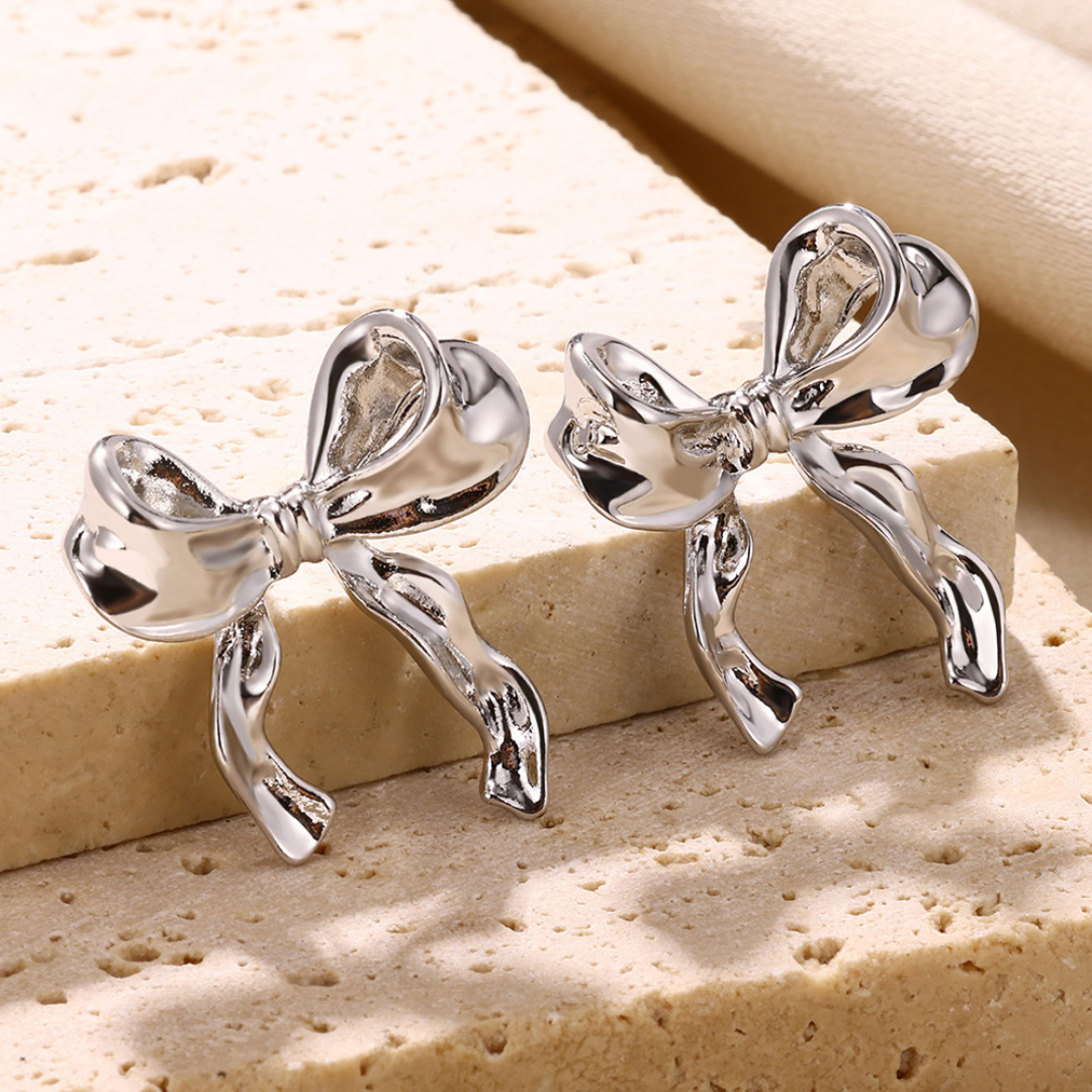 Melted Bow Earrings
