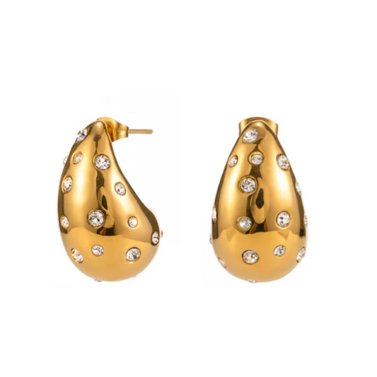 Spotty Teardrop Earrings