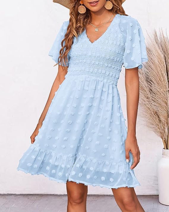 Majestic™Swiss Dot Dress