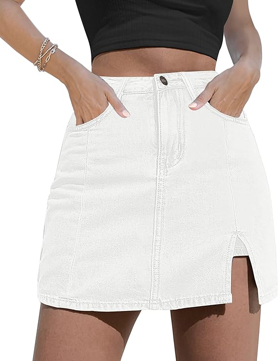 Majestic™ Jeans Denim Skirt