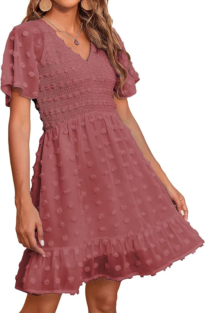 Majestic™Swiss Dot Dress