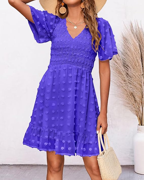 Majestic™Swiss Dot Dress