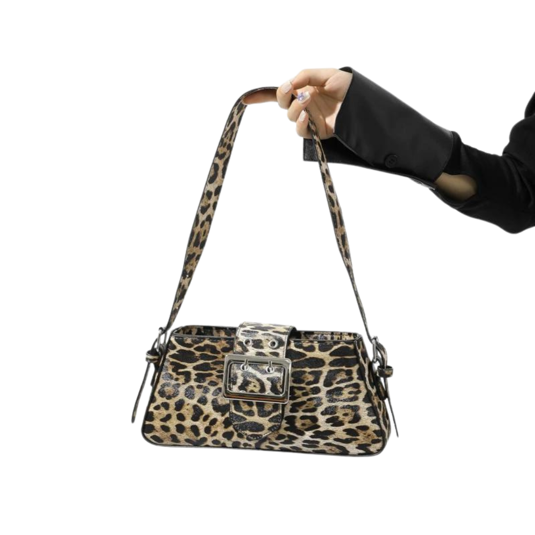 Orta Leopard Shoulder Bag
